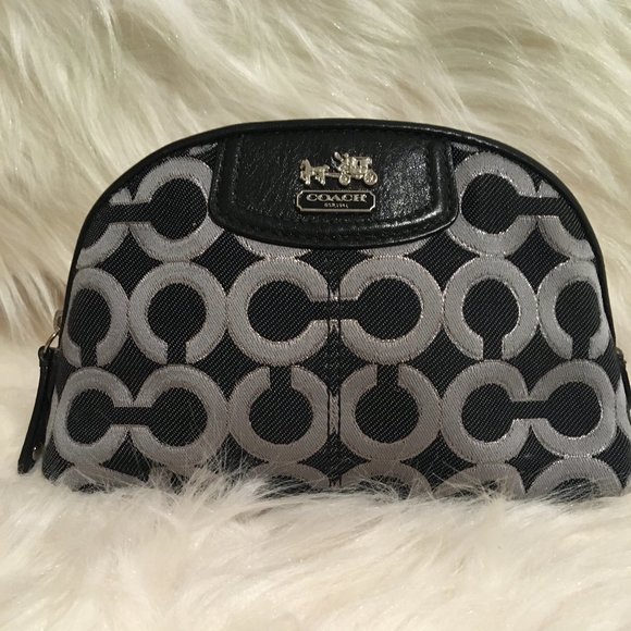 Coach Handbags - NWOT Madison Opt Art Coach Lurex Cosmetic  JUST SOLD ON MERCARI